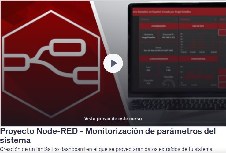 Proyecto Node-RED - Monitorización de parámetros del sistema