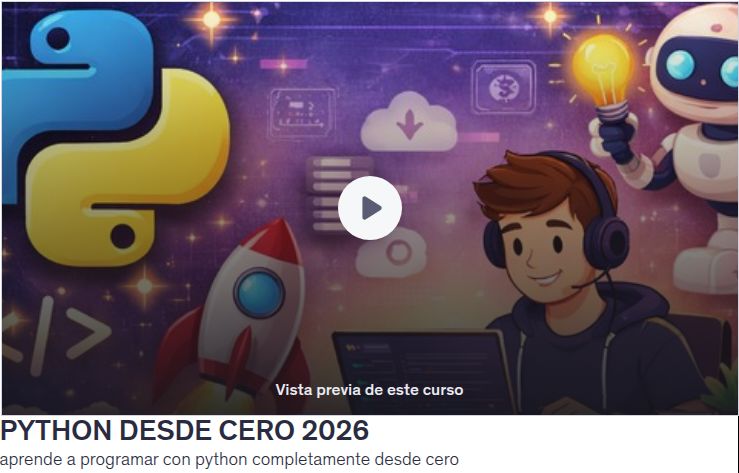 Python desde cero 2026