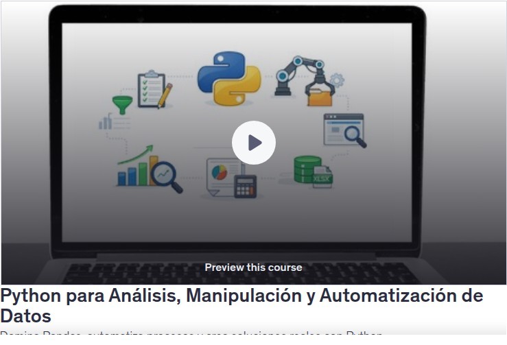 Python para Análisis, Manipulación y Automatización de Datos
