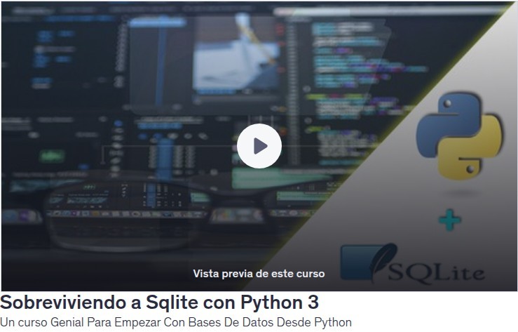 Sobreviviendo a Sqlite con Python 3