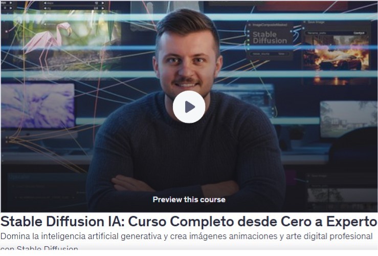 Stable Diffusion IA: Curso Completo desde Cero a Experto