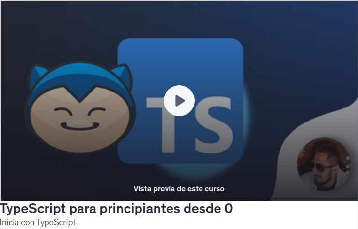 TypeScript para principiantes desde 0