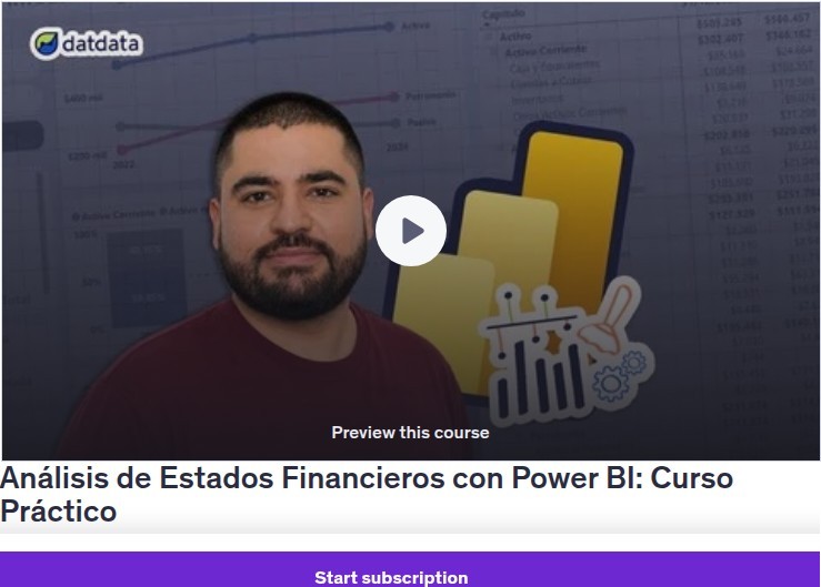 Análisis de Estados Financieros con Power BI: Curso Práctico