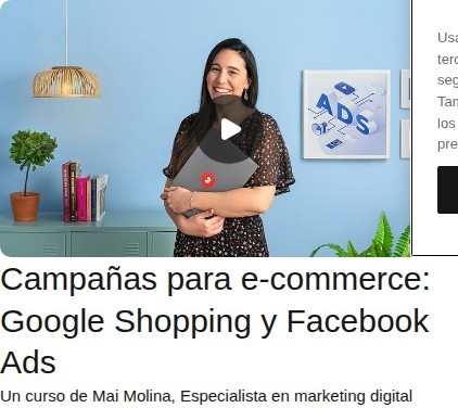 Campañas para e-commerce: Google Shopping y Facebook Ads