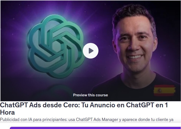 ChatGPT Ads desde Cero: Tu Anuncio en ChatGPT en 1 Hora