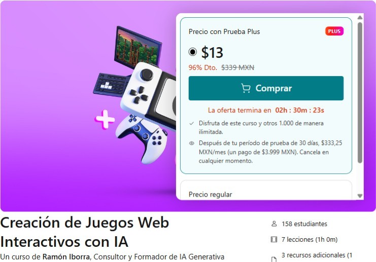 Creación de Juegos Web Interactivos con IA