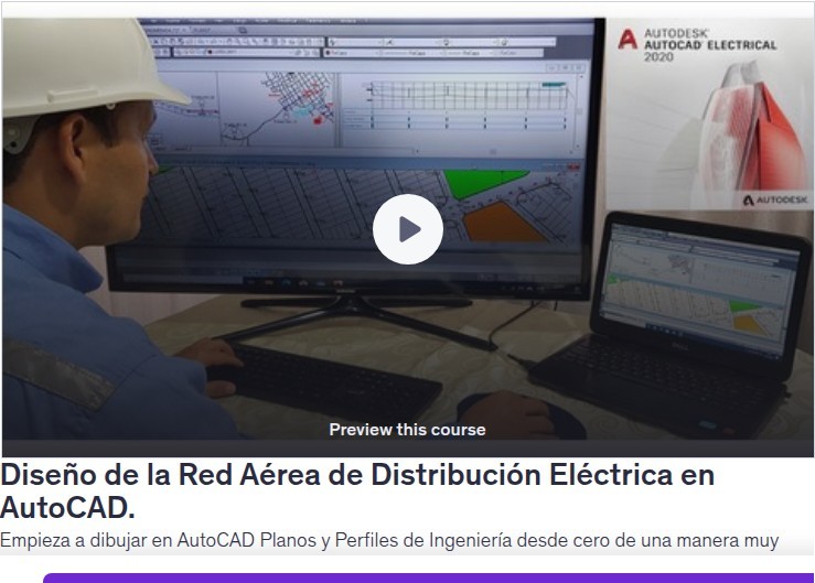 Diseño de la Red Aérea de Distribución Eléctrica en AutoCAD