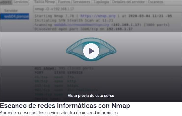 Escaneo de redes Informáticas con Nmap