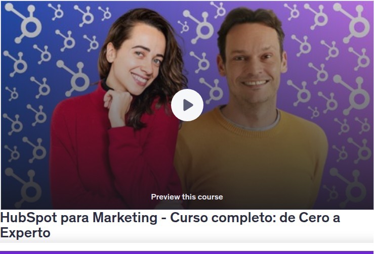 HubSpot para Marketing - Curso completo: de Cero a Experto