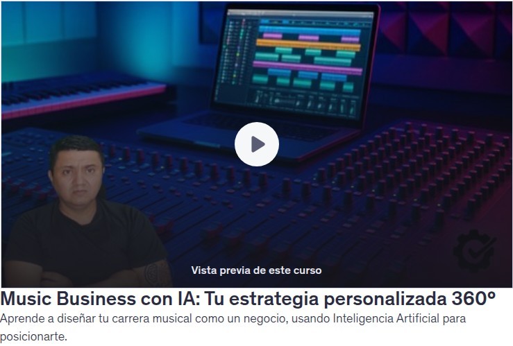 Music Business con IA: Tu estrategia personalizada 360°