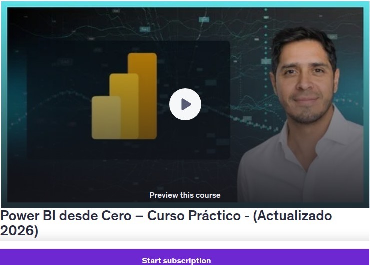 Power BI desde Cero – Curso Práctico - (Actualizado 2026)