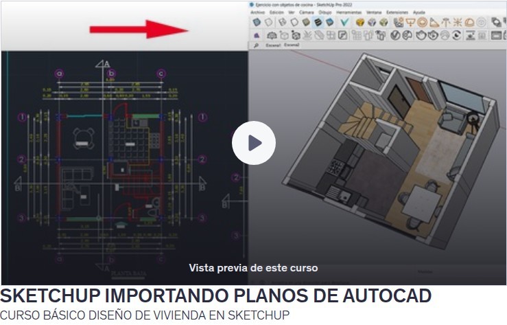 SketchUp: Importando Planos de AutoCAD