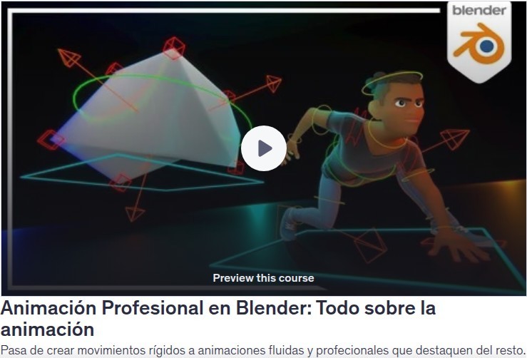Animación Profesional en Blender: Todo sobre la animación