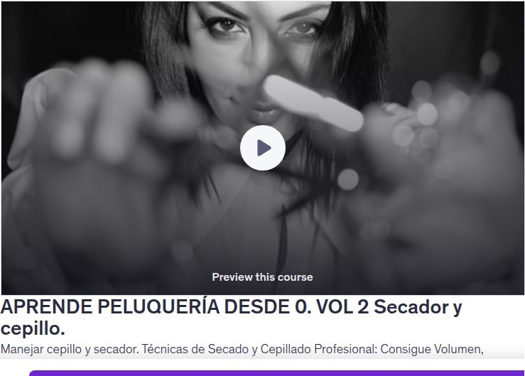APRENDE PELUQUERÍA DESDE 0. VOL 2 Secador y cepillo.