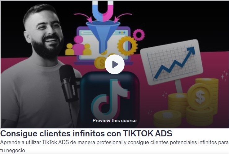 Consigue clientes infinitos con TIKTOK ADS