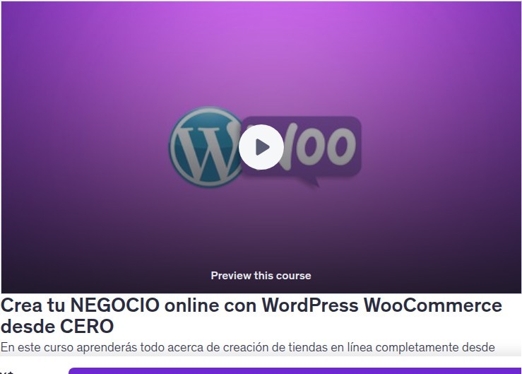 Crea tu NEGOCIO online con WordPress WooCommerce desde CERO
