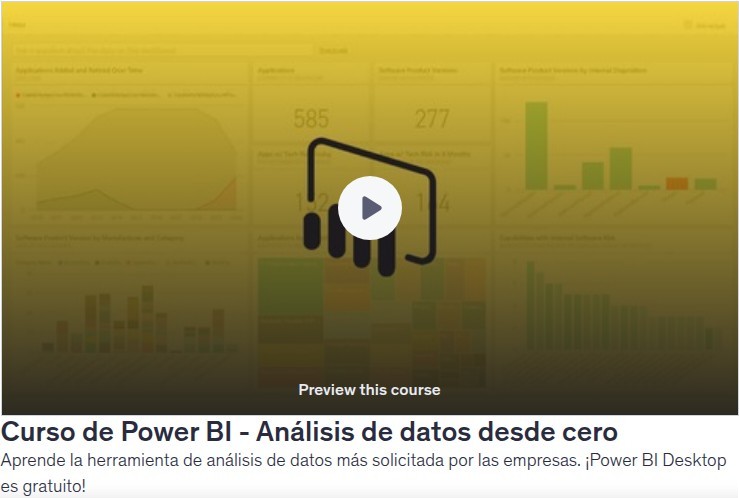 Curso de Power BI - Análisis de datos desde cero