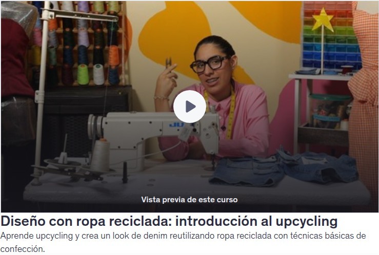 Diseño con ropa reciclada: introducción al upcycling