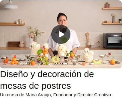 Diseño y decoración de mesas de postres