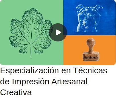Especialización en Técnicas de Impresión Artesanal Creativa