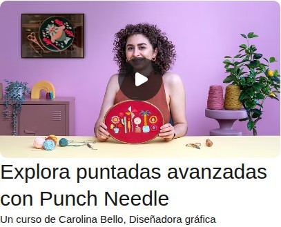 Explora puntadas avanzadas con Punch Needle