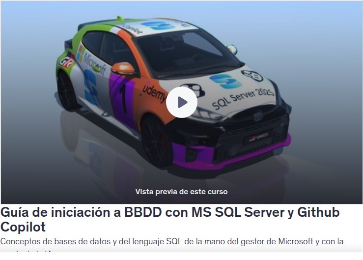 Guía de iniciación a BBDD con MS SQL Server y Github Copilot