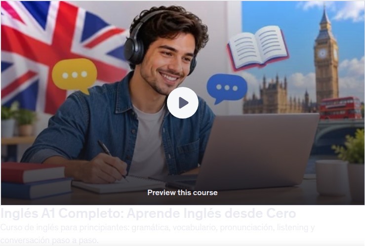 Inglés A1 Completo: Aprende Inglés desde Cero