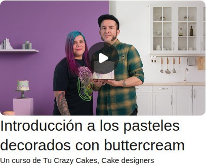 Introducción a los pasteles decorados con buttercream