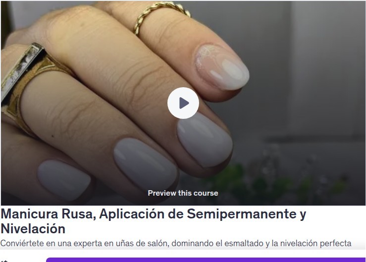 Manicura Rusa, Aplicación de Semipermanente y Nivelación