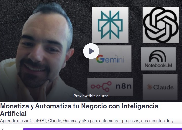 Monetiza y Automatiza tu Negocio con Inteligencia Artificial