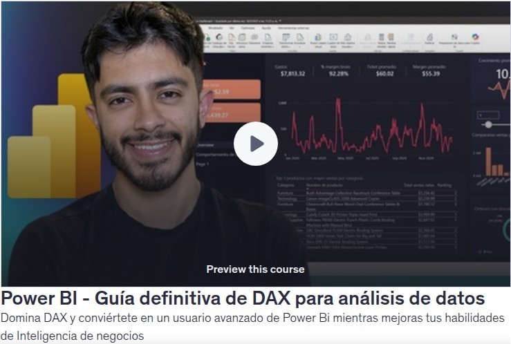 Power BI - Guía definitiva de DAX para análisis de datos