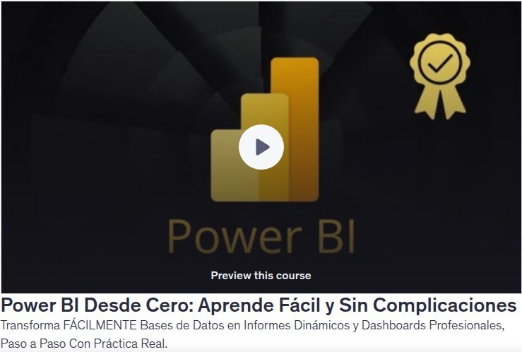 Power BI Desde Cero: Aprende Fácil y Sin Complicaciones