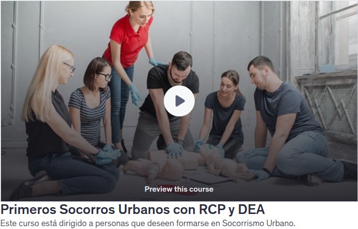 Primeros Socorros Urbanos con RCP y DEA
