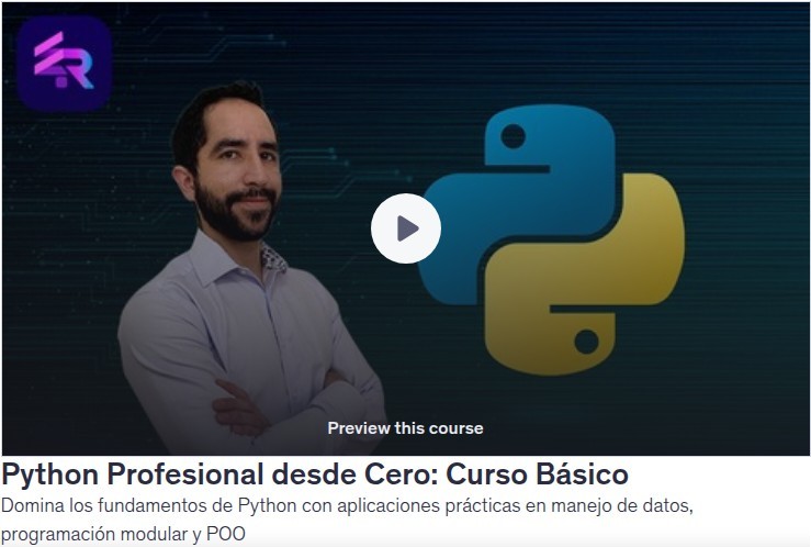 Python Profesional desde Cero: Curso Básico