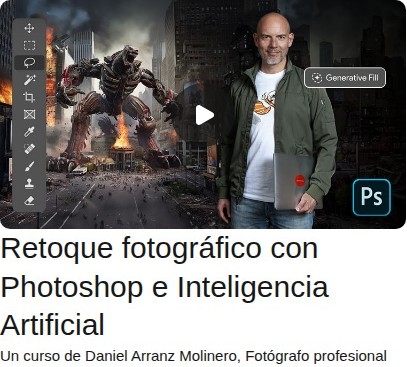 Retoque fotográfico con Photoshop e Inteligencia Artificial