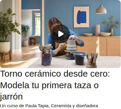 Torno cerámico desde cero: Modela tu primera taza o jarrón